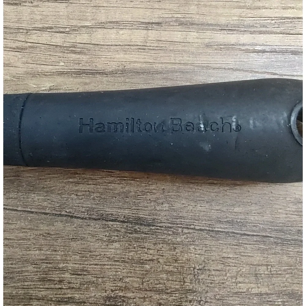 Hamilton Beach Spatula Flipper Turner Rubber Grip Black Handle 12